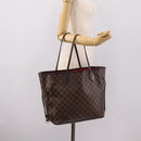 LOUIS VUITTON Damier Ebene Neverfull MM Tote Bag N51105 LV Auth ka6219-25