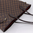 LOUIS VUITTON Damier Ebene Neverfull MM Tote Bag N51105 LV Auth ka6219-14