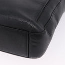 LOEWE Shoulder Bag Leather Black Silver Auth ka6220-16