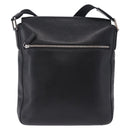 LOEWE Shoulder Bag Leather Black Silver Auth ka6220-2