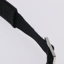 LOEWE Shoulder Bag Leather Black Silver Auth ka6220-8