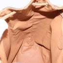CELINE Macadam Backpack PVC Leather Brown Gold Tone Auth ka6222-22