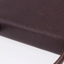 SAINT LAURENT Hand Bag Leather 2way Bordeaux Gold Tone Auth ka6227A-17