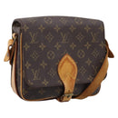 LOUIS VUITTON Monogram Cartouchiere MM Shoulder Bag M51253 LV Auth ka6228-1