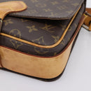 LOUIS VUITTON Monogram Cartouchiere MM Shoulder Bag M51253 LV Auth ka6228-15