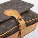 LOUIS VUITTON Monogram Cartouchiere MM Shoulder Bag M51253 LV Auth ka6228-19