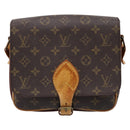 LOUIS VUITTON Monogram Cartouchiere MM Shoulder Bag M51253 LV Auth ka6228-13