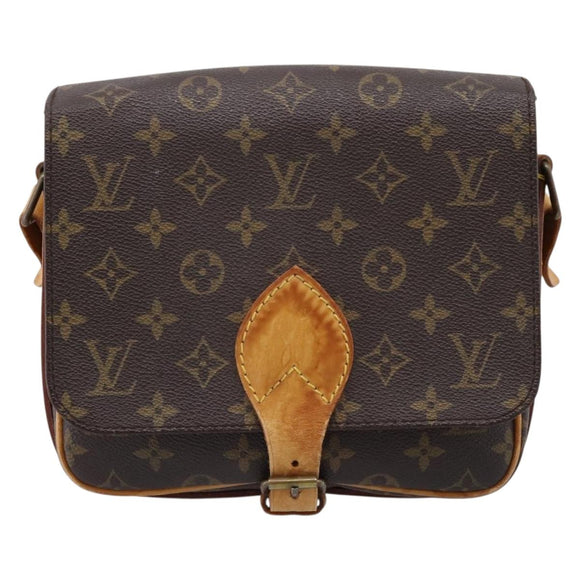 LOUIS VUITTON Monogram Cartouchiere MM Shoulder Bag M51253 LV Auth ka6228