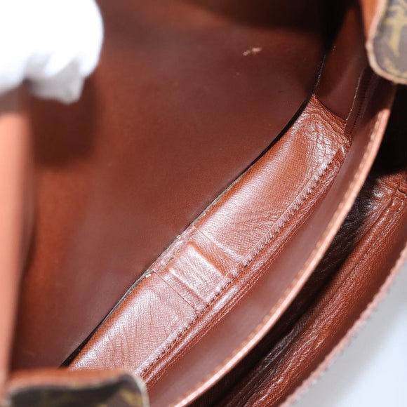 LOUIS VUITTON Monogram Cartouchiere MM Shoulder Bag M51253 LV Auth ka6228