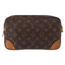 LOUIS VUITTON Monogram Marly Dragonne GM Clutch Bag M51825 LV Auth ka623-2