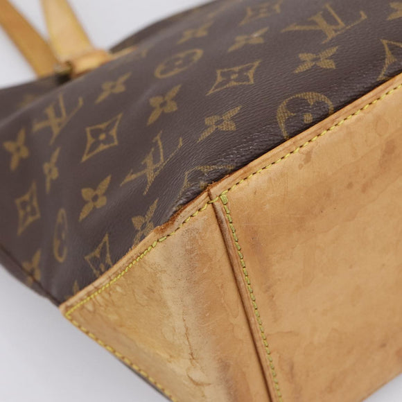 LOUIS VUITTON Monogram Cabas Piano Tote Bag M51148 LV Auth ka6231