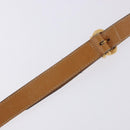 GUCCI Micro GG Shoulder Bag PVC Leather Beige Gold Tone 001 116 0925 Auth ka6232-18