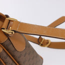 GUCCI Micro GG Shoulder Bag PVC Leather Beige Gold Tone 001 116 0925 Auth ka6232-20