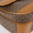 GUCCI Micro GG Shoulder Bag PVC Leather Beige Gold Tone 001 116 0925 Auth ka6232-23