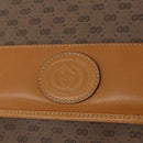 GUCCI Micro GG Shoulder Bag PVC Leather Beige Gold Tone 001 116 0925 Auth ka6232-27
