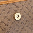 GUCCI Micro GG Shoulder Bag PVC Leather Beige Gold Tone 001 116 0925 Auth ka6232-31
