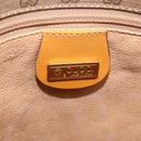 GUCCI Micro GG Shoulder Bag PVC Leather Beige Gold Tone 001 116 0925 Auth ka6232-32