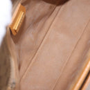 GUCCI Micro GG Shoulder Bag PVC Leather Beige Gold Tone 001 116 0925 Auth ka6232-11