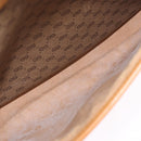 GUCCI Micro GG Shoulder Bag PVC Leather Beige Gold Tone 001 116 0925 Auth ka6232-37