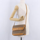 GUCCI Micro GG Shoulder Bag PVC Leather Beige Gold Tone 001 116 0925 Auth ka6232-38