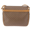 GUCCI Micro GG Shoulder Bag PVC Leather Beige Gold Tone 001 116 0925 Auth ka6232-4