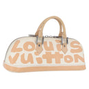 LOUIS VUITTON Monogram Graffiti Arma Horizontal White Orange M92176 Auth ka6234A-1
