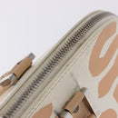 LOUIS VUITTON Monogram Graffiti Arma Horizontal White Orange M92176 Auth ka6234A-16
