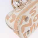 LOUIS VUITTON Monogram Graffiti Arma Horizontal White Orange M92176 Auth ka6234A-26