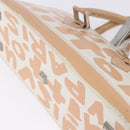 LOUIS VUITTON Monogram Graffiti Arma Horizontal White Orange M92176 Auth ka6234A-28