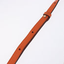 LOEWE Shoulder Bag Leather Orange Gold Tone Auth ka6237A-16