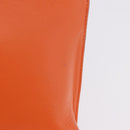 LOEWE Shoulder Bag Leather Orange Gold Tone Auth ka6237A-3