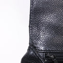 CHANEL Matelasse Hand Bag Caviar Skin Black Gold Tone CC Auth ka6241V-26