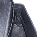 CHANEL Matelasse Hand Bag Caviar Skin Black Gold Tone CC Auth ka6241V-29