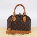 LOUIS VUITTON Monogram Alma BB Hand Bag M53152 LV Auth ka6242V-12