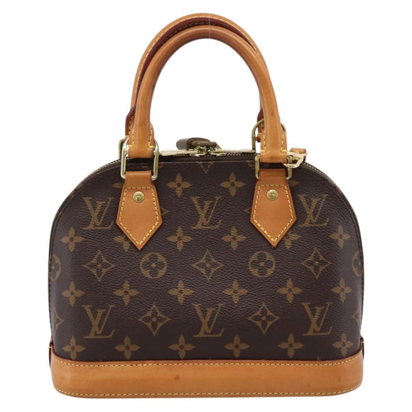 LOUIS VUITTON Monogram Alma BB Hand Bag M53152 LV Auth ka6242V