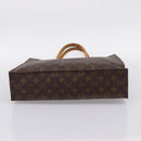 LOUIS VUITTON Monogram Sac Plat Hand Bag M51140 LV Auth ka6247-5