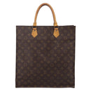LOUIS VUITTON Monogram Sac Plat Hand Bag M51140 LV Auth ka6247-2