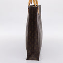 LOUIS VUITTON Monogram Sac Plat Hand Bag M51140 LV Auth ka6247-3