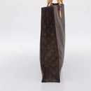 LOUIS VUITTON Monogram Sac Plat Hand Bag M51140 LV Auth ka6247-4