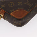 LOUIS VUITTON Monogram Marly Dragonne PM Clutch Bag M51827 LV Auth ka625-8