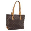 LOUIS VUITTON Monogram Cabas Piano Tote Bag M51148 LV Auth ka6250-1