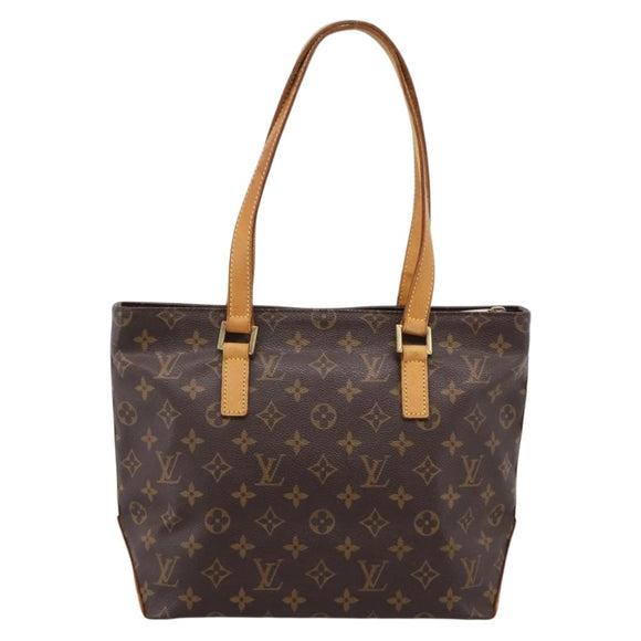 LOUIS VUITTON Monogram Cabas Piano Tote Bag M51148 LV Auth ka6250