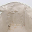 LOEWE Tote Bag Leather White Gold Tone Auth ka6256-20