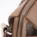 Miu Miu Hand Bag Leather 2way Beige Auth ka6259V-8