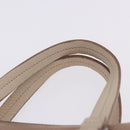 Miu Miu Hand Bag Leather 2way Beige Auth ka6259V-16