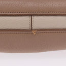 Miu Miu Hand Bag Leather 2way Beige Auth ka6259V-23
