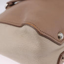 Miu Miu Hand Bag Leather 2way Beige Auth ka6259V-24
