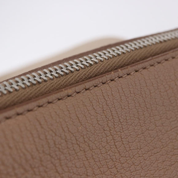 Miu Miu Hand Bag Leather 2way Beige Auth ka6259V