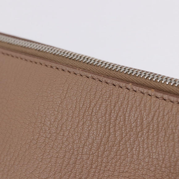 Miu Miu Hand Bag Leather 2way Beige Auth ka6259V