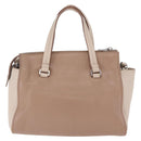 Miu Miu Hand Bag Leather 2way Beige Auth ka6259V-2
